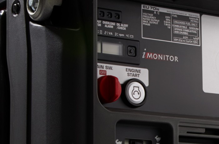 i-Monitor system tracks hours, RPM, battery volts, and wattage i-Monitor system tracks hours, RPM, battery volts, and wattage